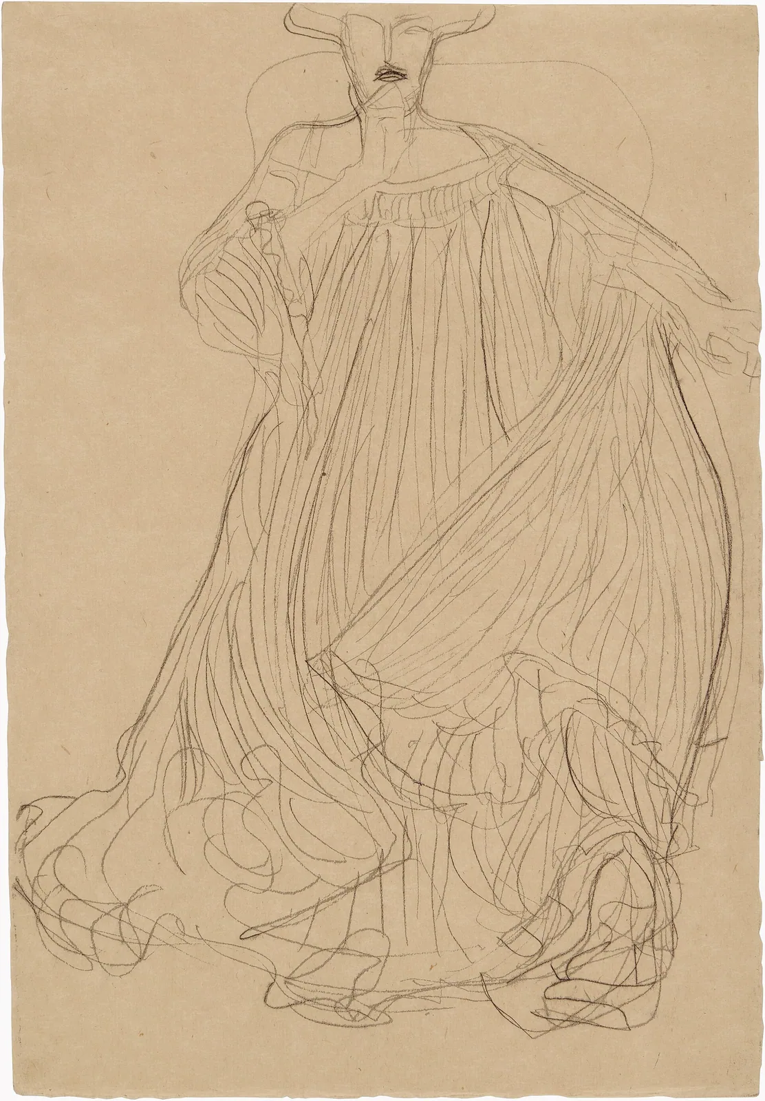 Study for Adele Bloch-Bauer I (Seated) by Gustav Klimt, c. 1903