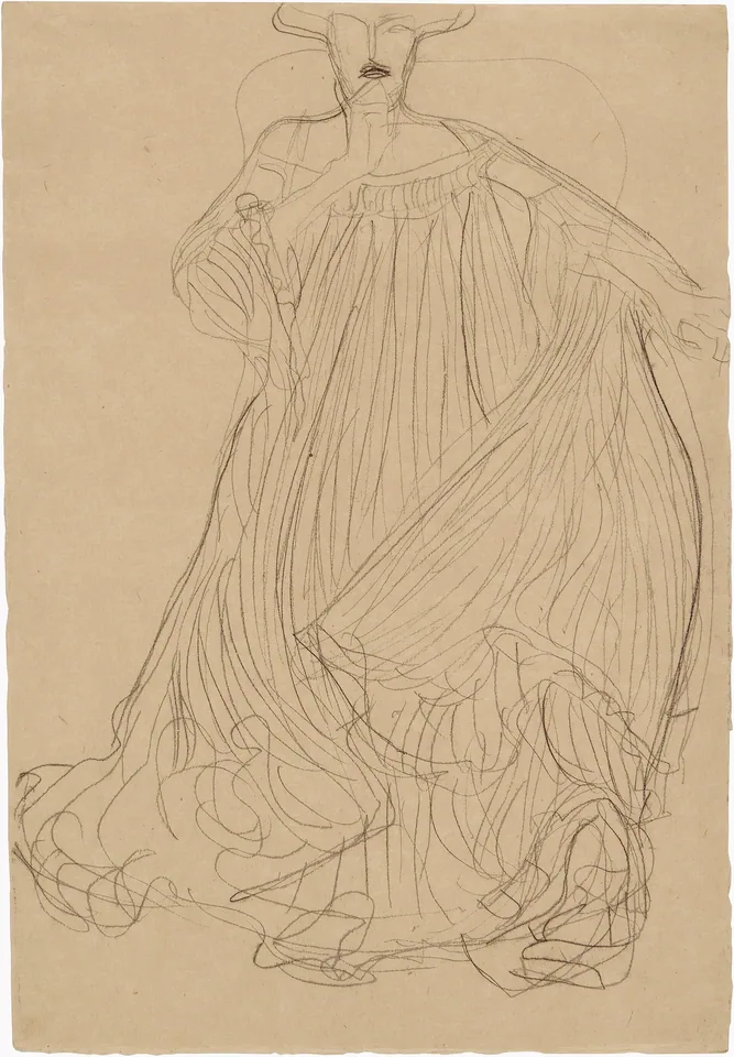 Study for Adele Bloch-Bauer I (Seated) by Gustav Klimt, c. 1903