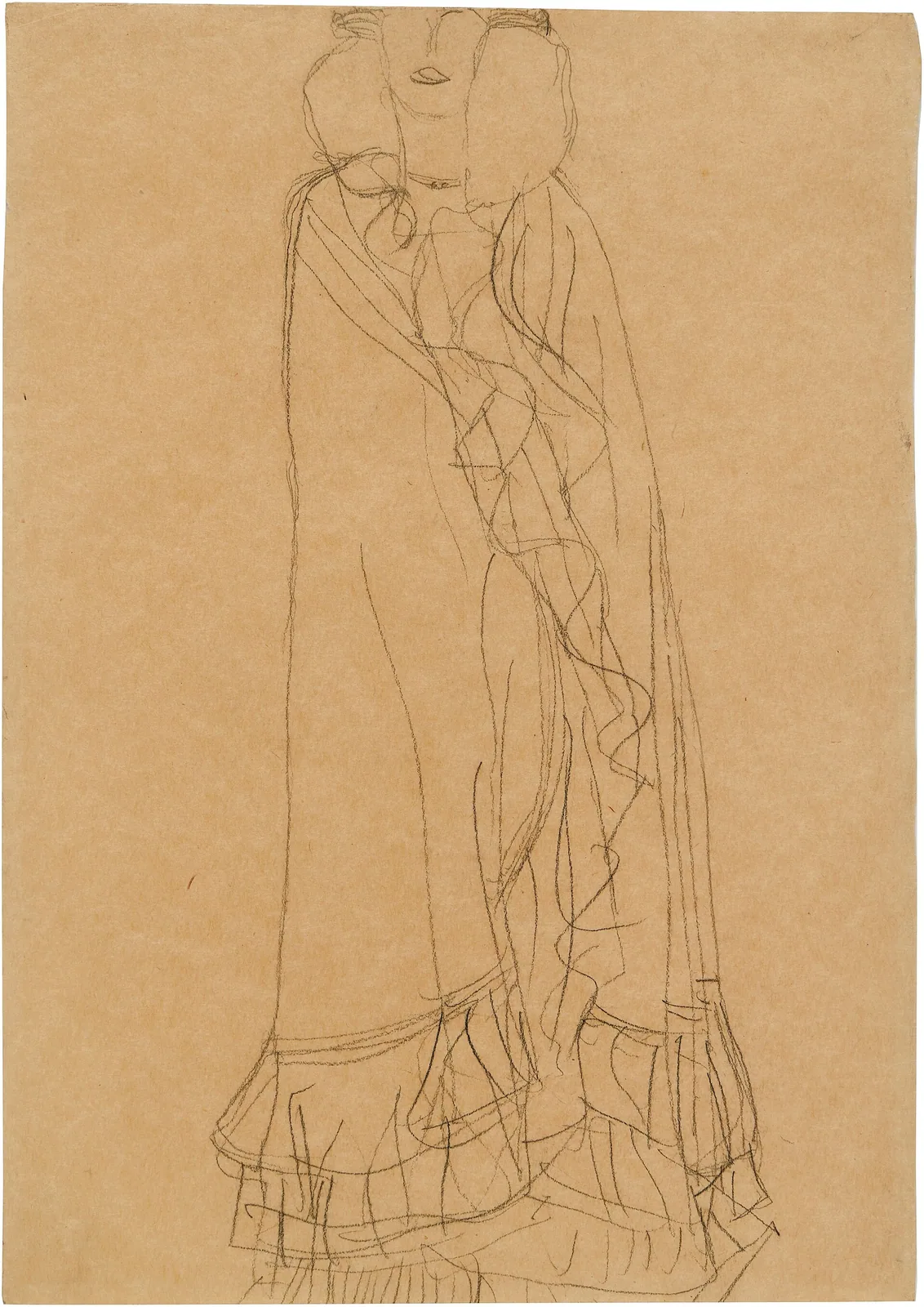 Study for Adele Bloch-Bauer I (Standing) by Gustav Klimt, c. 1903