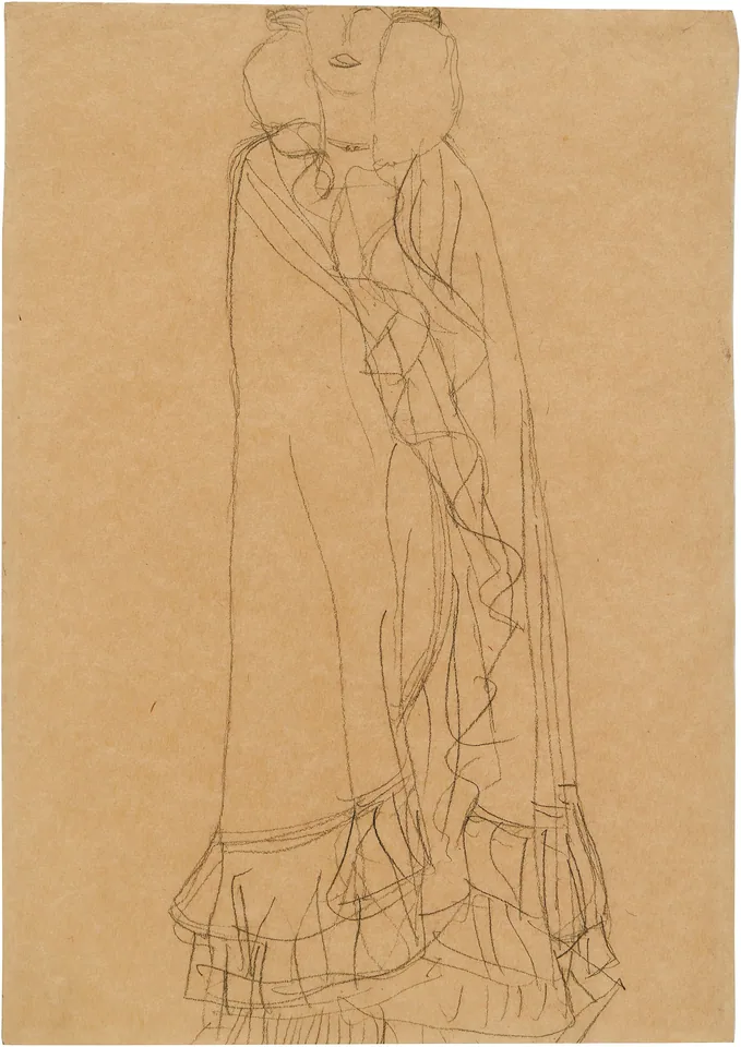 Study for Adele Bloch-Bauer I (Standing) by Gustav Klimt, c. 1903