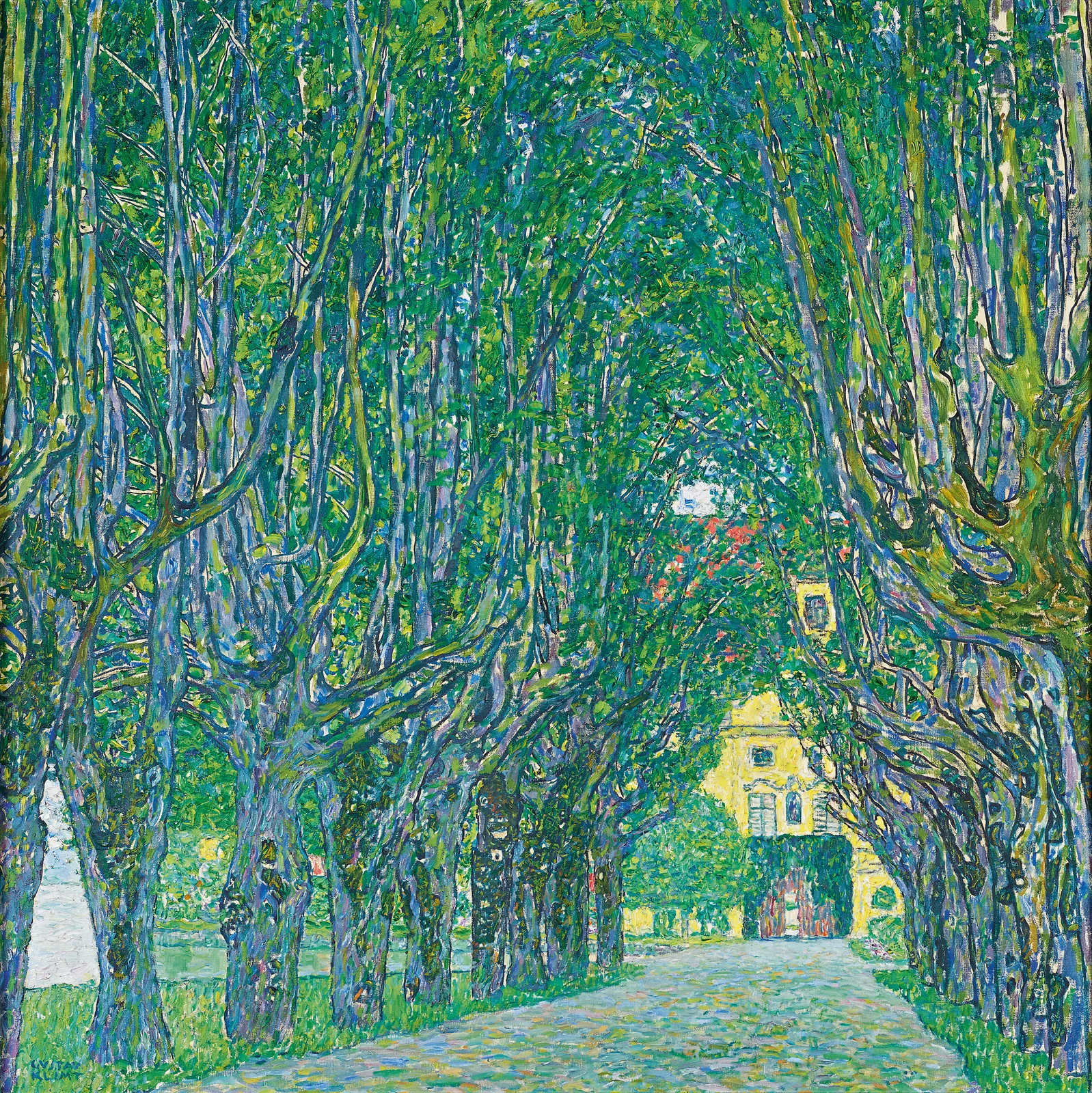 Avenue to Schloss Kammer by Gustav Klimt, c. 1912