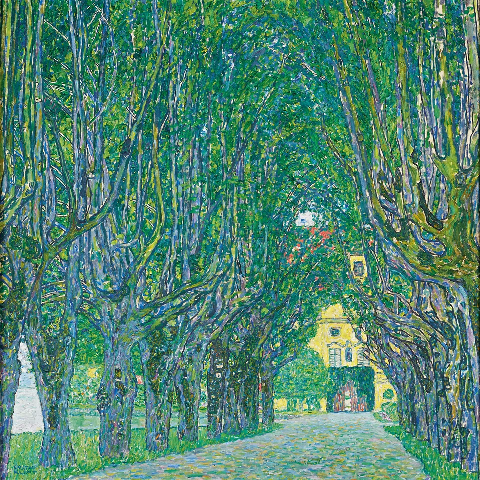 Avenue to Schloss Kammer by Gustav Klimt, c. 1912