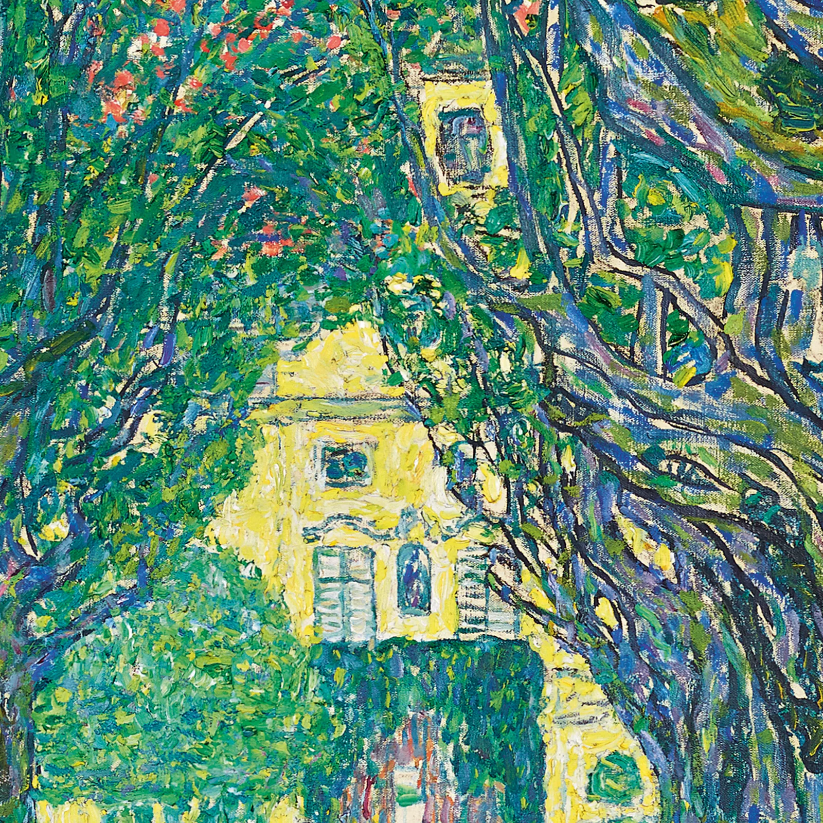 Detail 2 of Avenue to Schloss Kammer by Gustav Klimt, c. 1912