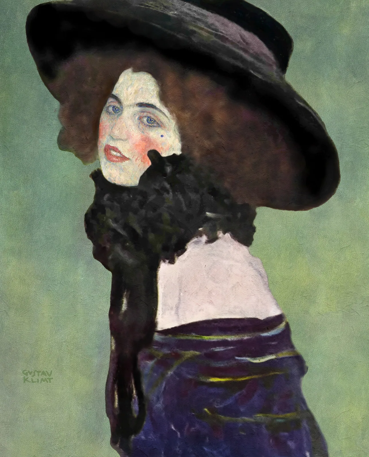 Backfisch (The Young Girl) by Gustav Klimt, c. 1910