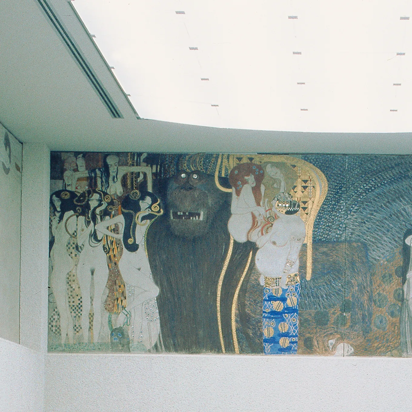 Detail 1 of Beethoven Frieze by Gustav Klimt, 1901–1902