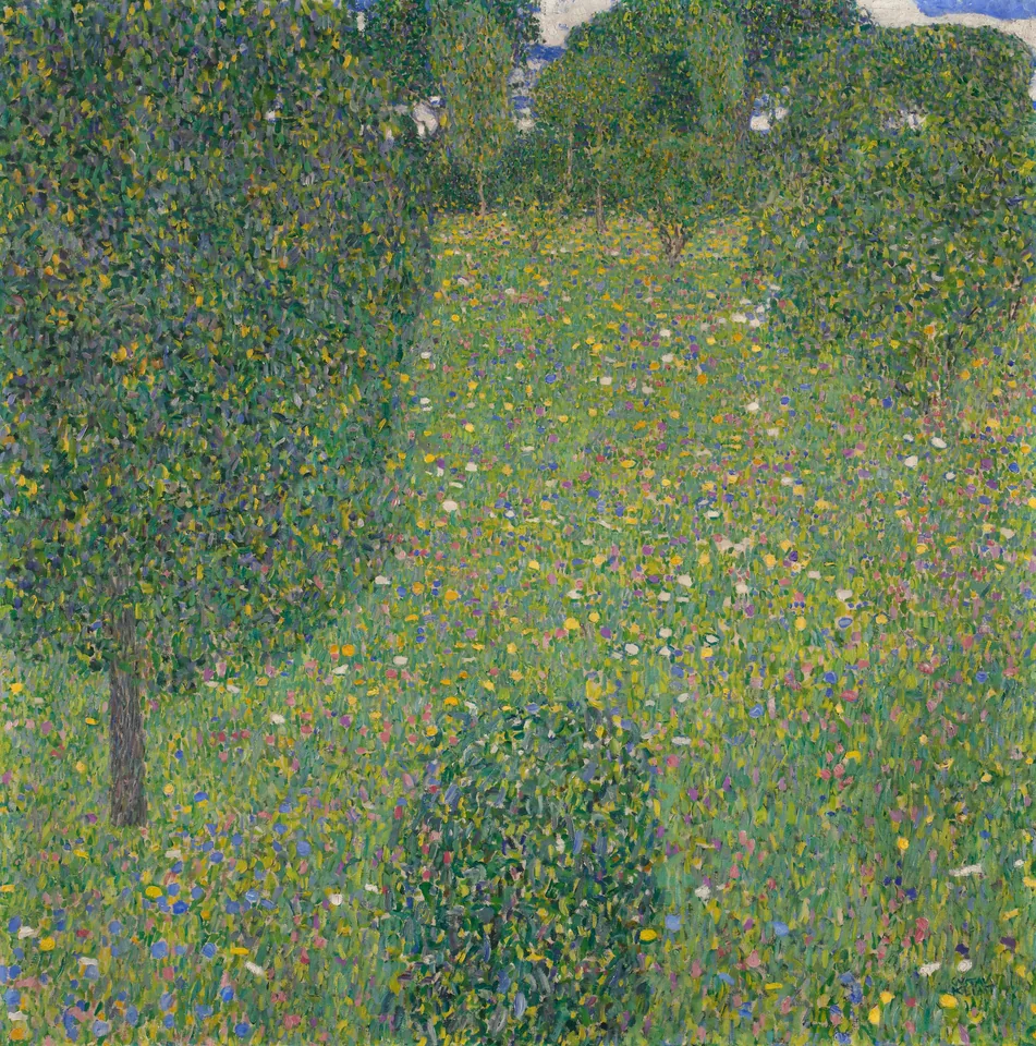 Blooming Meadow by Gustav Klimt, 1908
