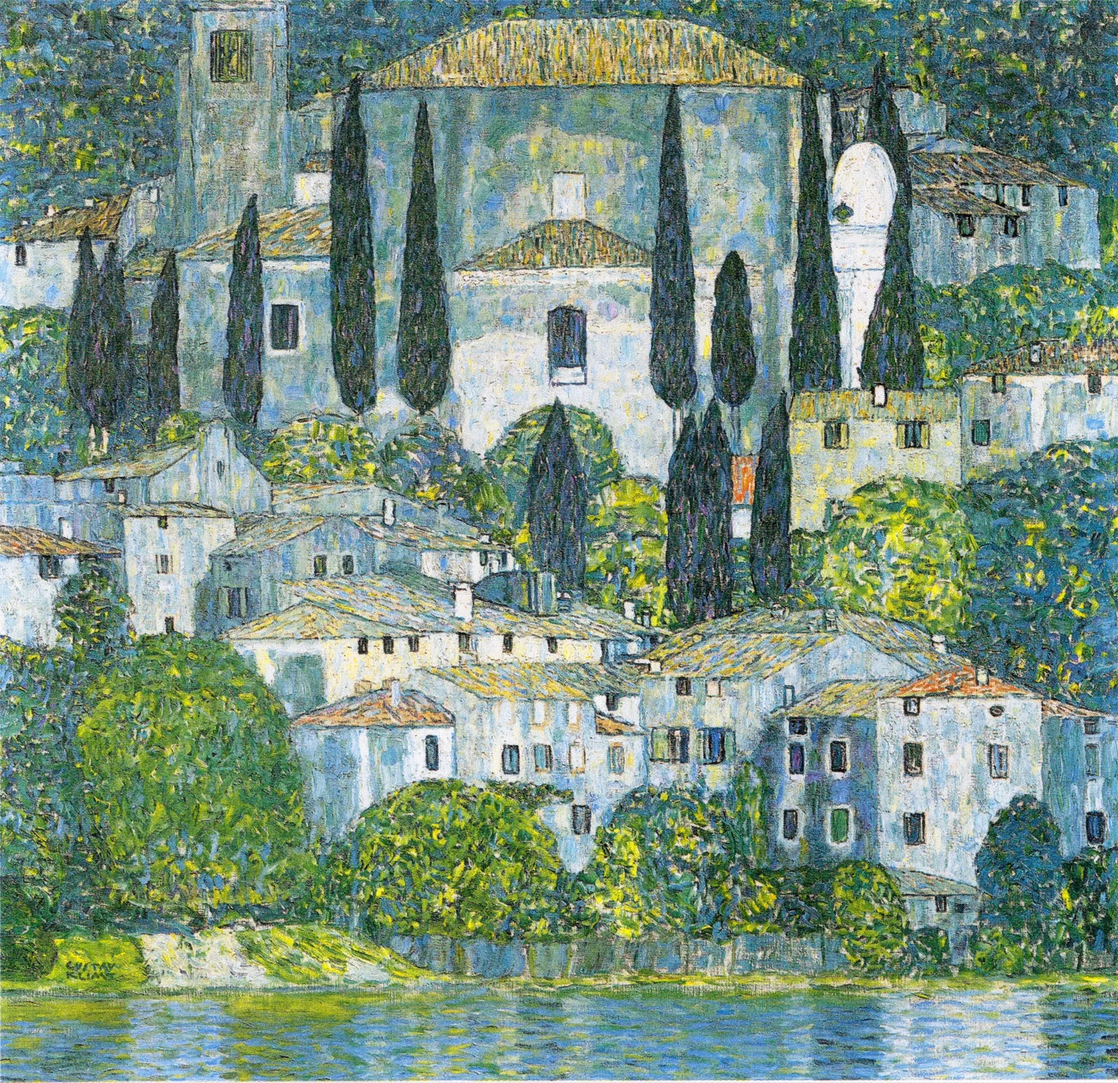 Church in Cassone by Gustav Klimt, 1913