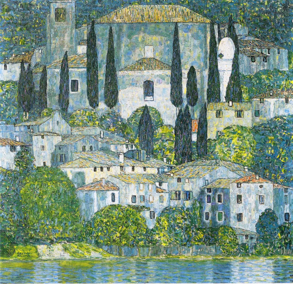 Church in Cassone by Gustav Klimt, 1913