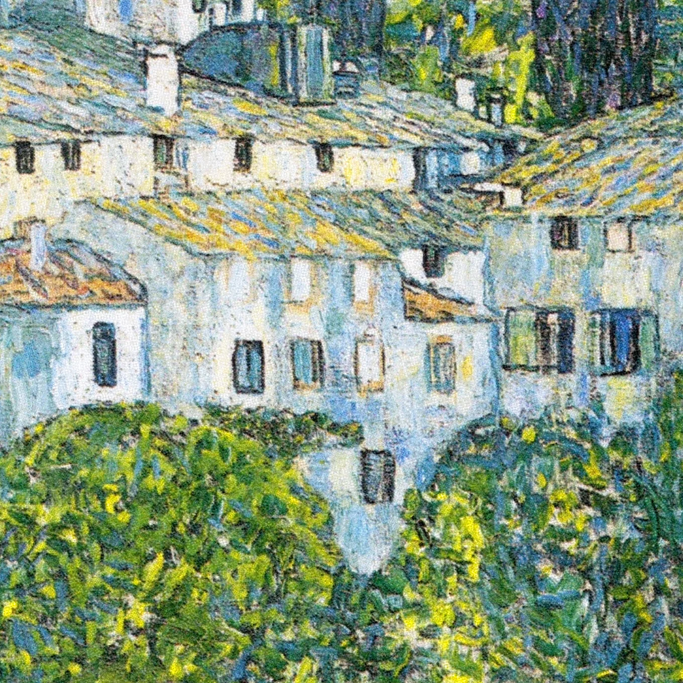 Detail 1 of Church in Cassone by Gustav Klimt, 1913