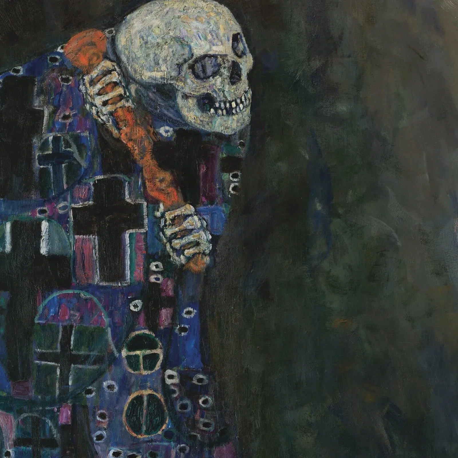 Detail 3 of Death and Life by Gustav Klimt, 1910–1915