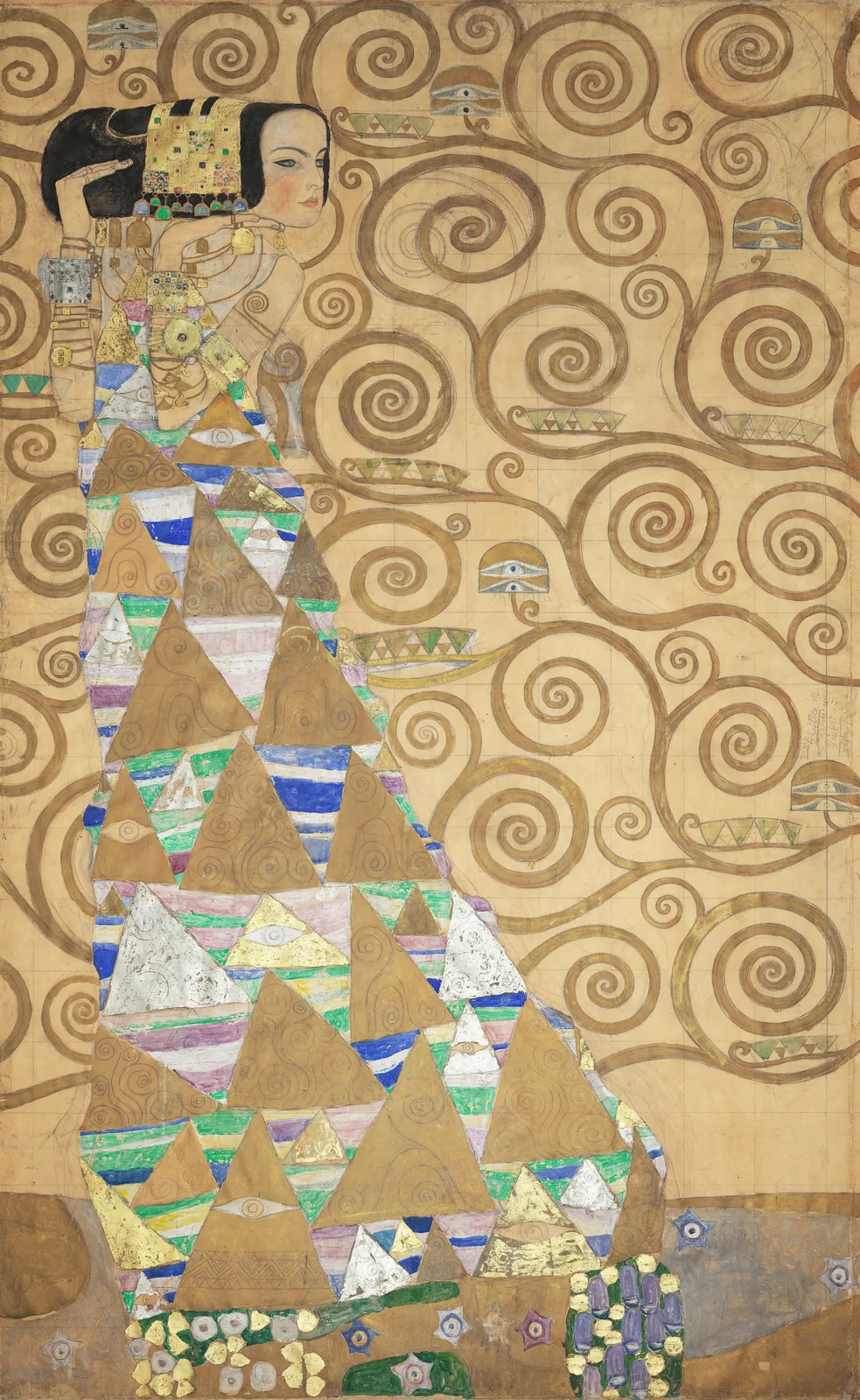 Expectation by Gustav Klimt, 1910–1911