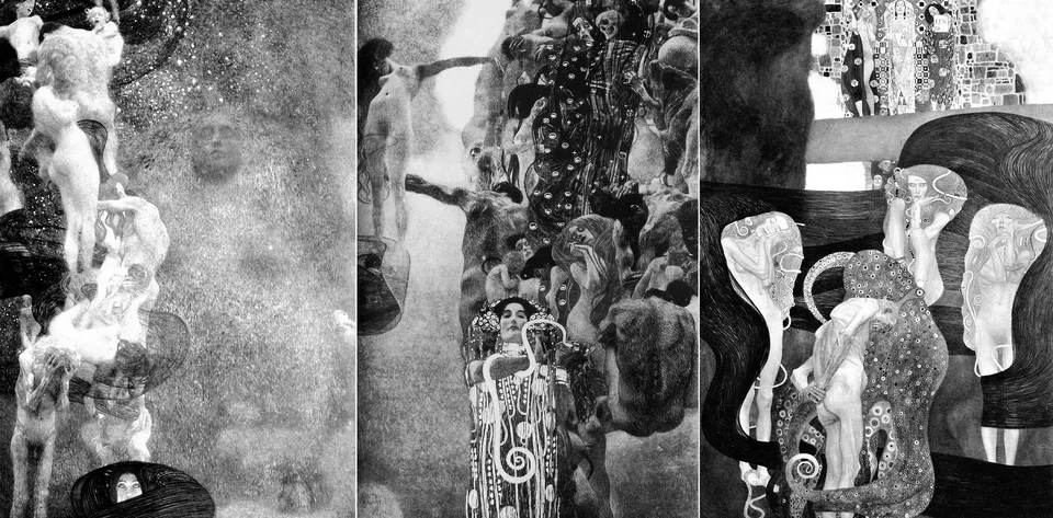 The Faculty Paintings by Gustav Klimt, 1899–1907