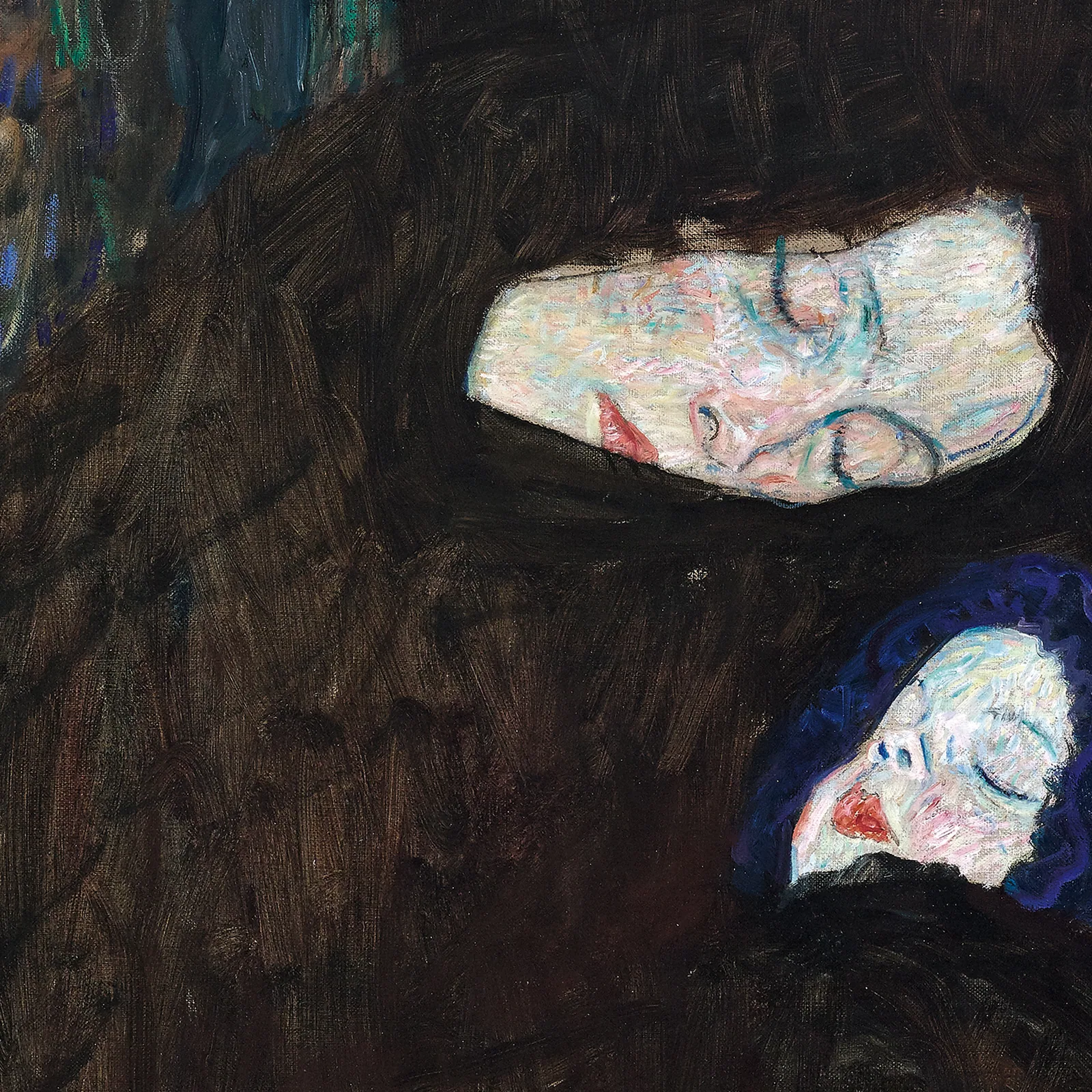 Detail 1 of Family by Gustav Klimt, 1909–1910