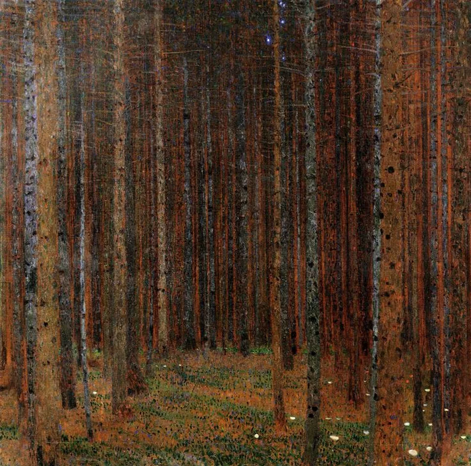Fir Forest I by Gustav Klimt, 1901
