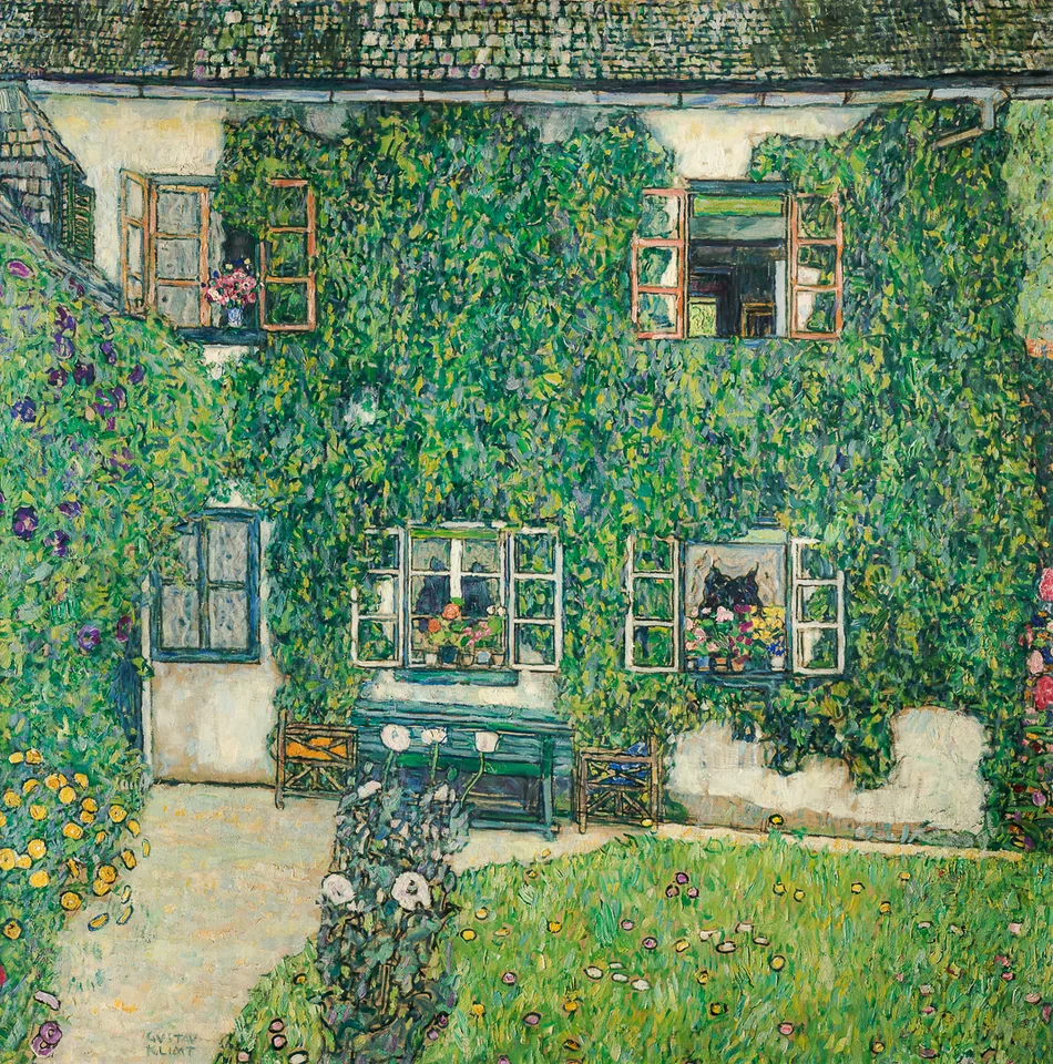 Forester’s House in Weissenbach II (Garden) by Gustav Klimt, 1914