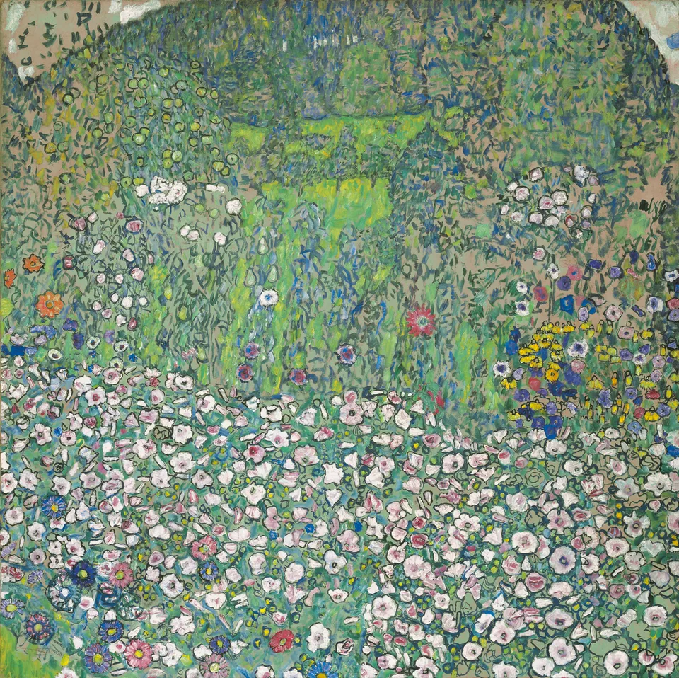 Garden Landscape with Hilltop by Gustav Klimt, 1916