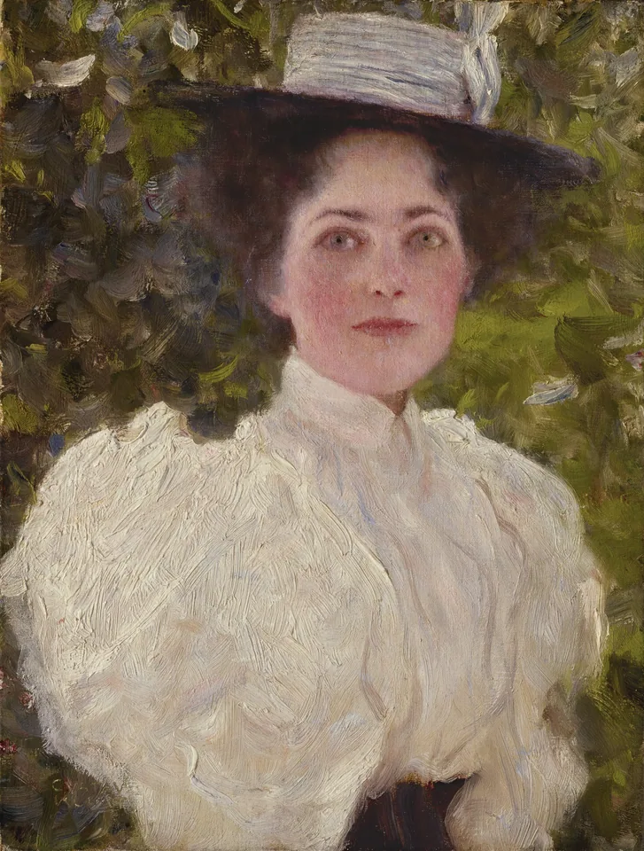 Girl in the Foliage by Gustav Klimt, c. 1898