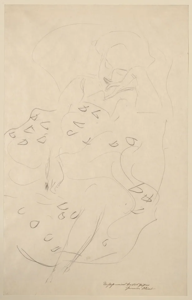 Girl Seated in a Chair by Gustav Klimt, 1904
