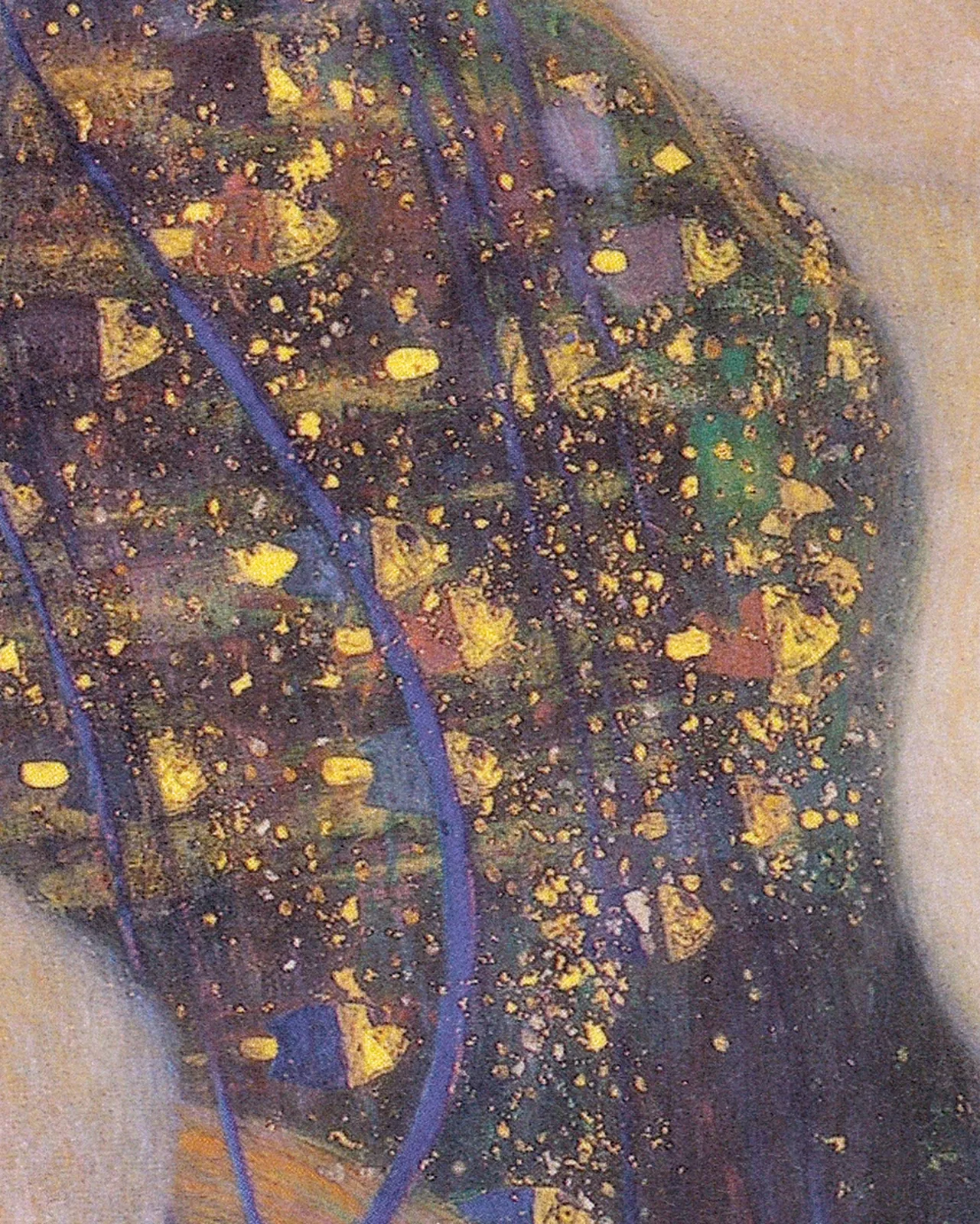 Detail 1 of Goldfish by Gustav Klimt, 1901–1902