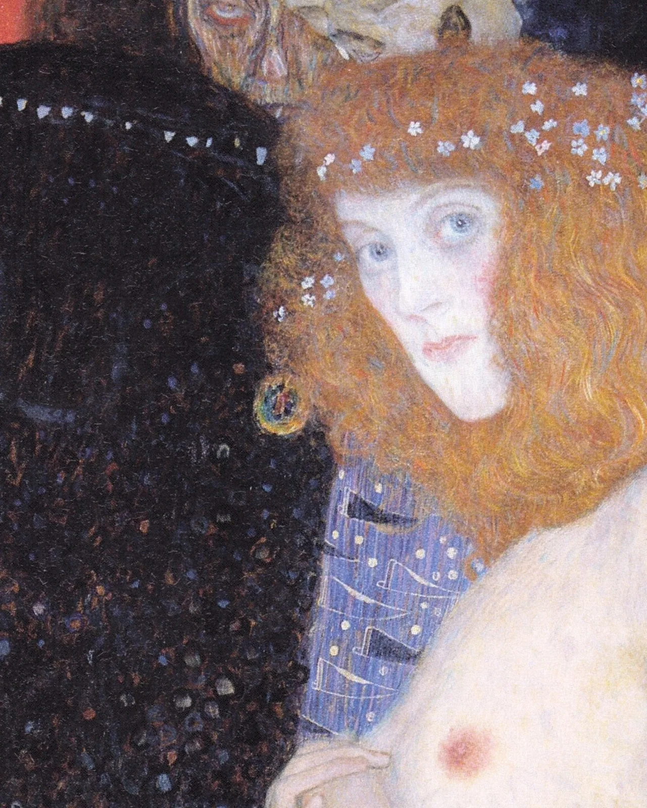 Detail 2 of Hope I by Gustav Klimt, 1903