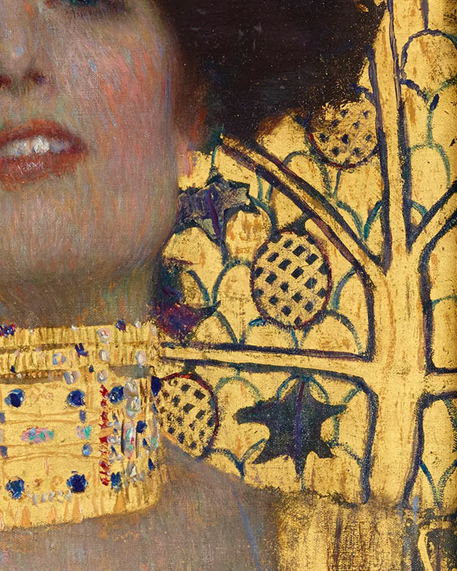 Detail 2 of Judith I by Gustav Klimt, 1901