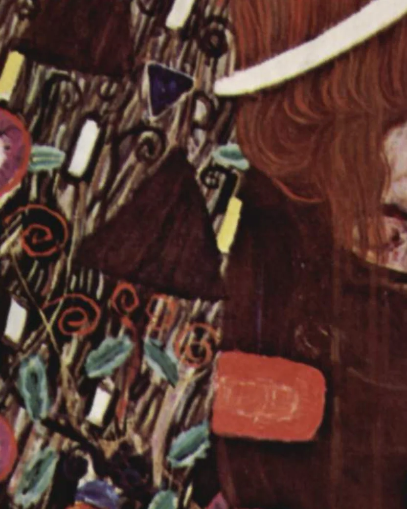 Detail 2 of Judith II by Gustav Klimt, 1909