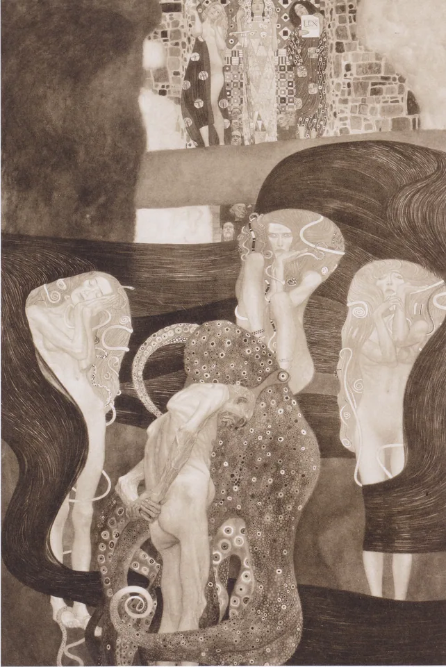 Jurisprudence by Gustav Klimt, 1903–1907