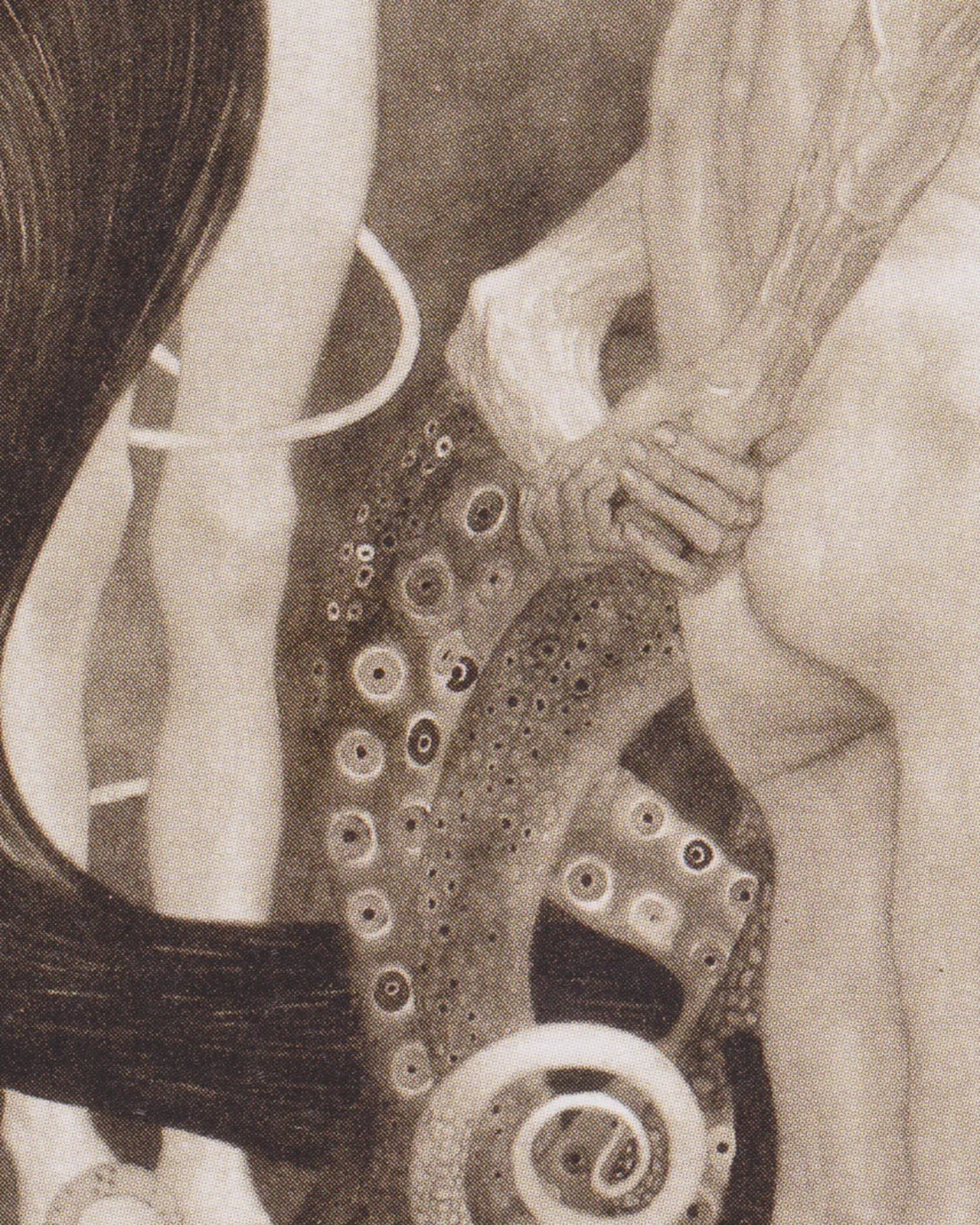 Detail 1 of Jurisprudence by Gustav Klimt, 1903–1907