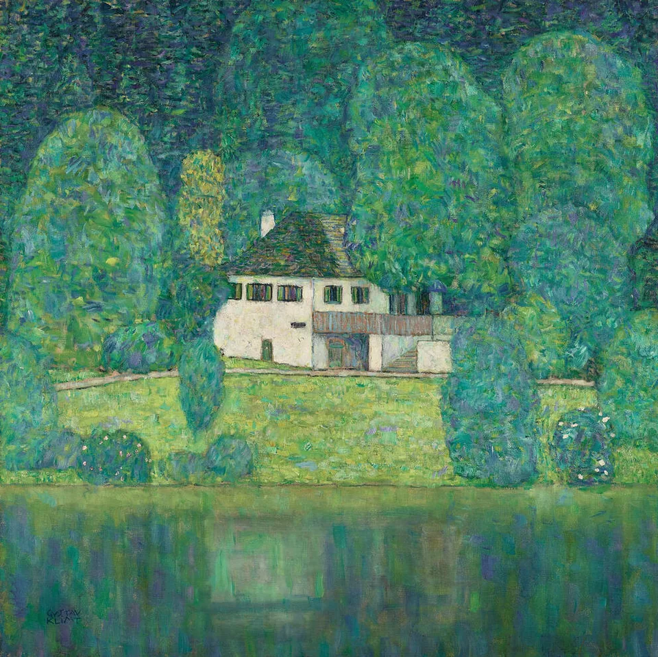 Litzlbergkeller on the Attersee by Gustav Klimt, 1915–1916