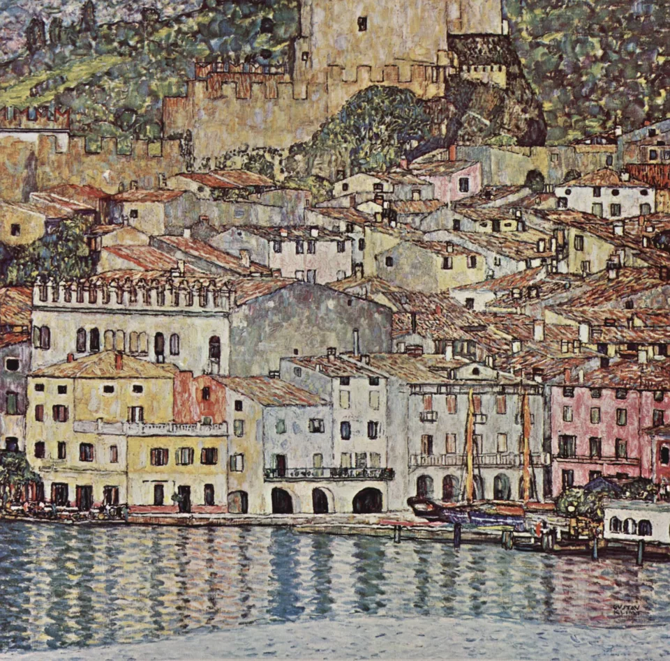 Malcesine on Lake Garda by Gustav Klimt, 1913