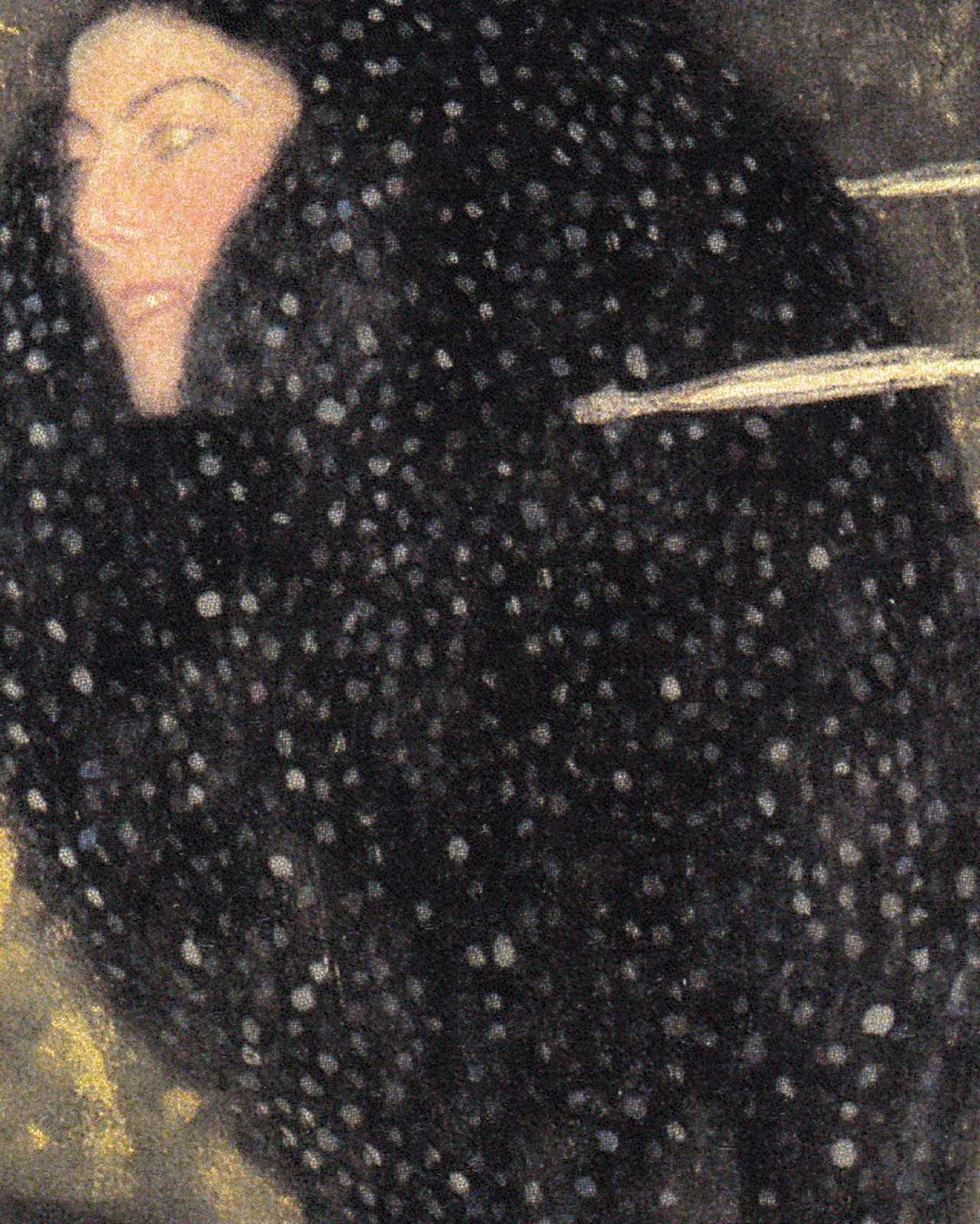 Detail 1 of Mermaids (Silverfish) by Gustav Klimt, 1899