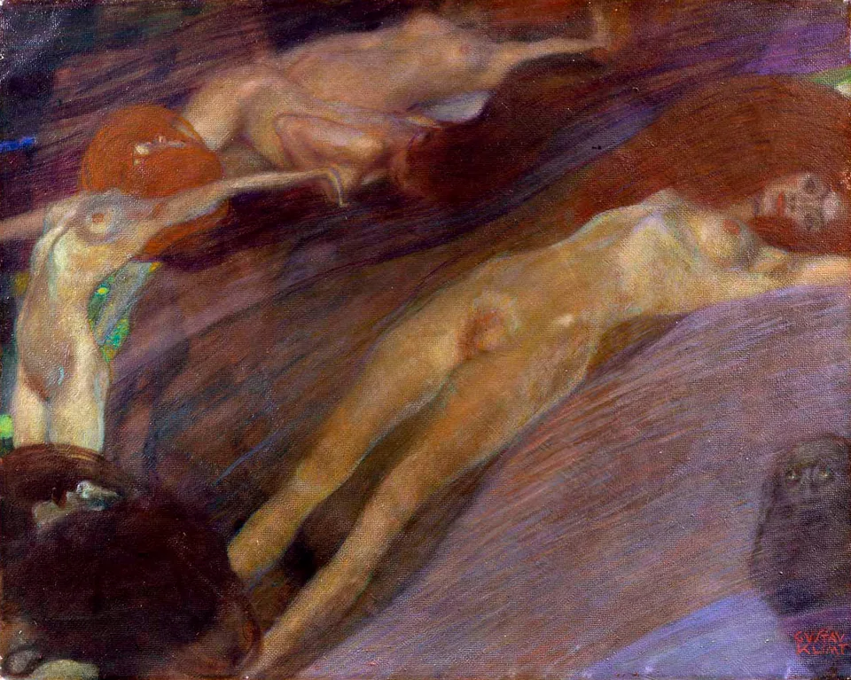 Moving Water by Gustav Klimt, 1898