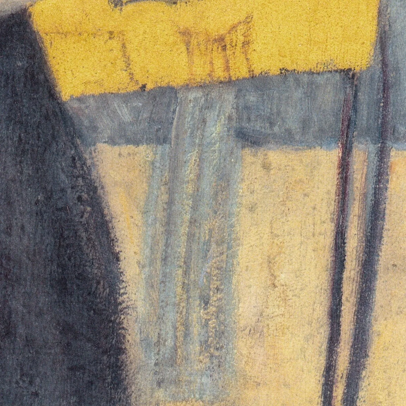 Detail 2 of Music I by Gustav Klimt, 1895