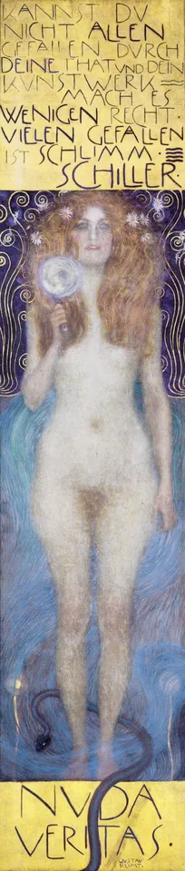 Nuda Veritas by Gustav Klimt, 1899