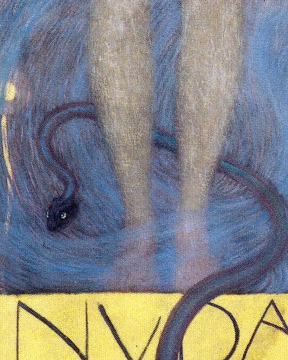 Detail 2 of Nuda Veritas by Gustav Klimt, 1899