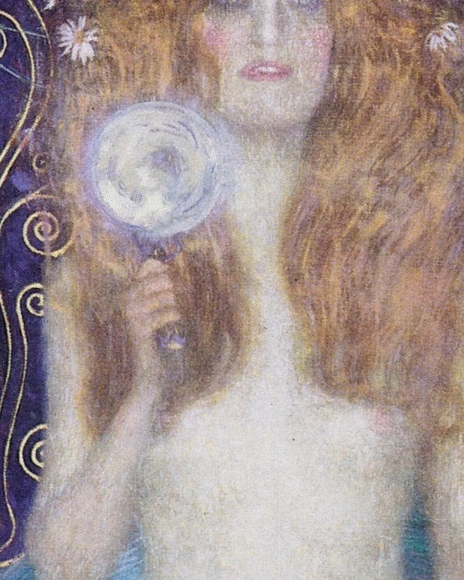Detail 3 of Nuda Veritas by Gustav Klimt, 1899