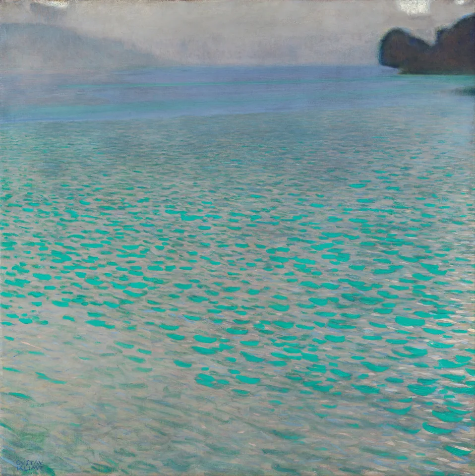 On Lake Attersee by Gustav Klimt, 1900
