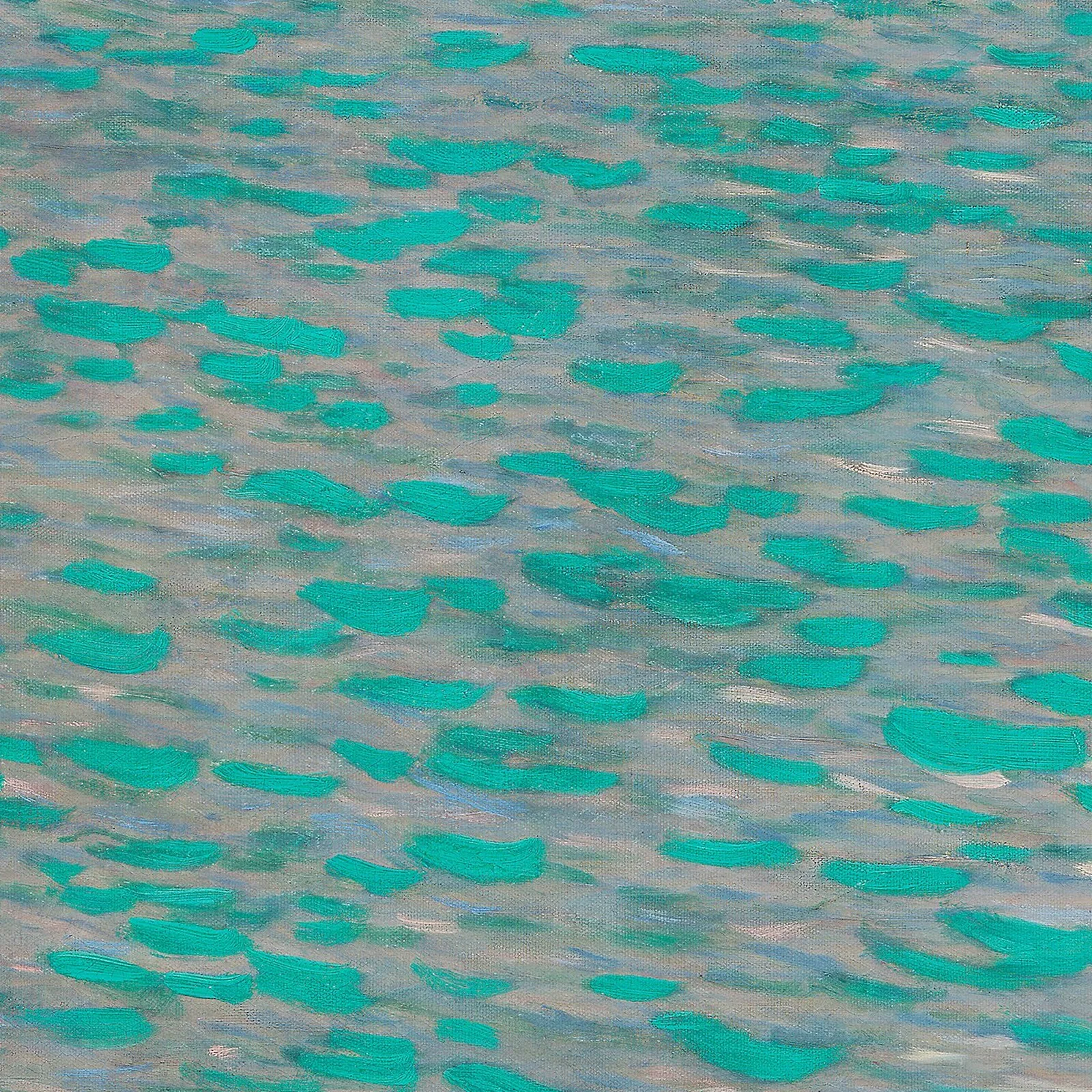 Detail 2 of On Lake Attersee by Gustav Klimt, 1900