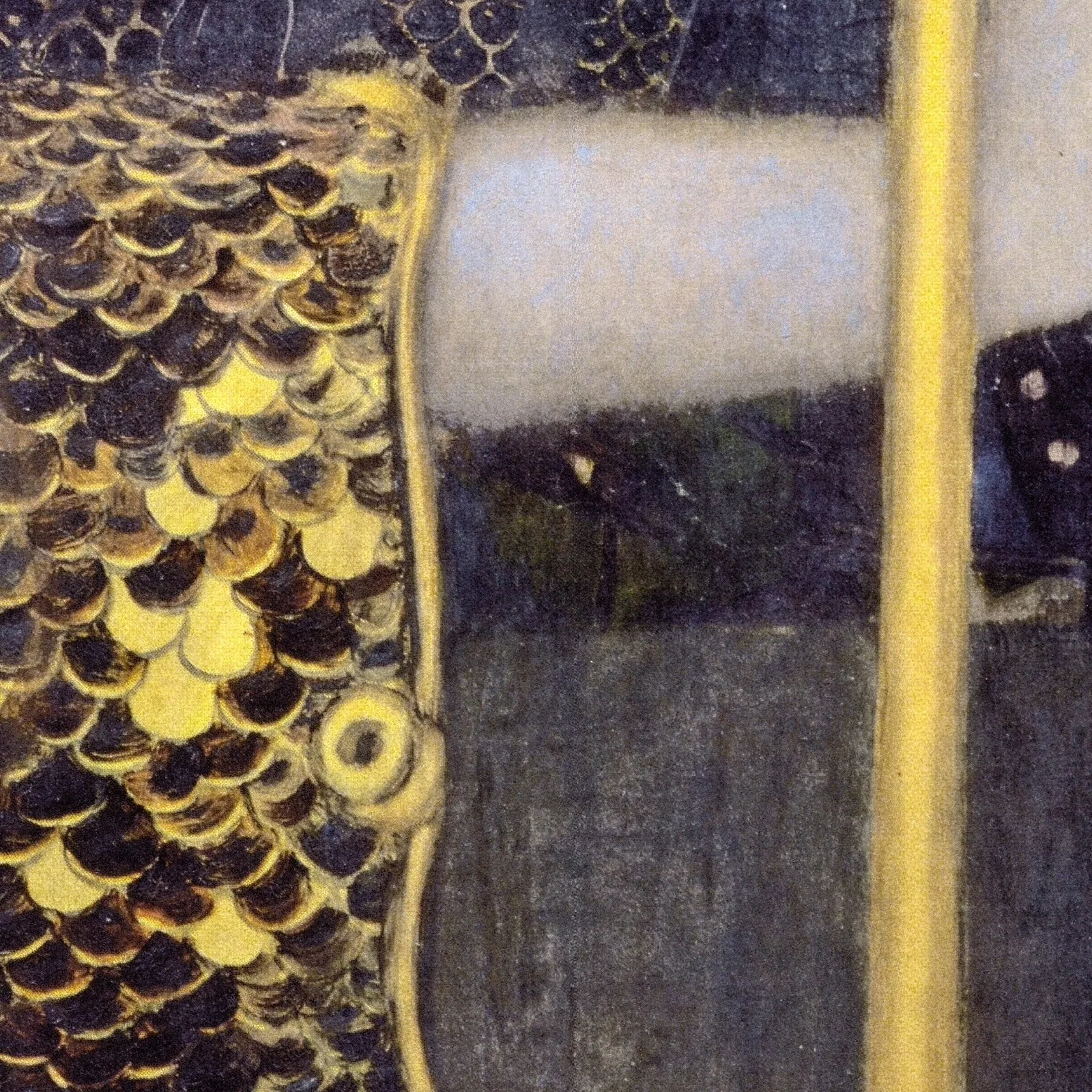 Detail 2 of Pallas Athena by Gustav Klimt, 1898