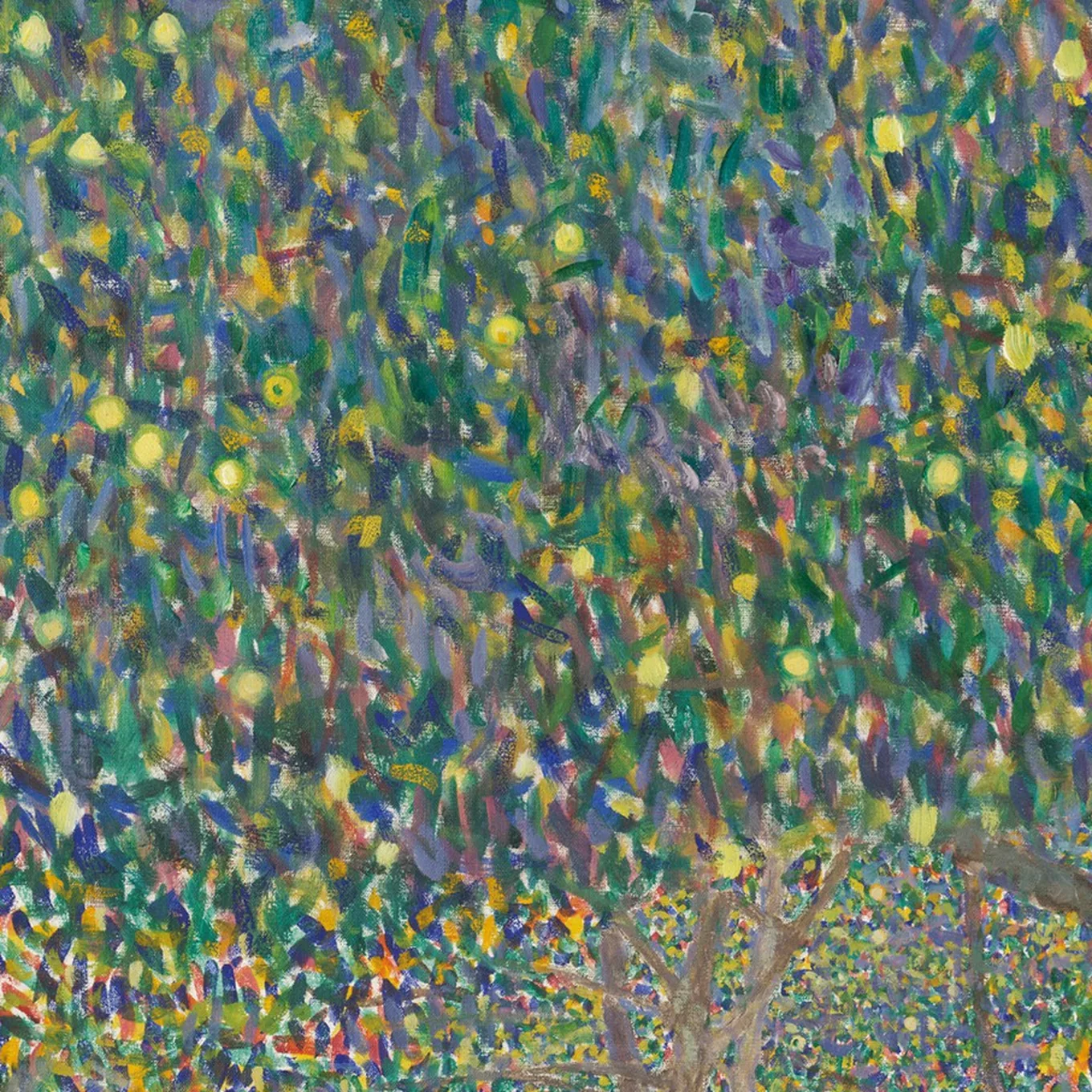 Detail 2 of Pear Tree by Gustav Klimt, 1903, reworked 1918
