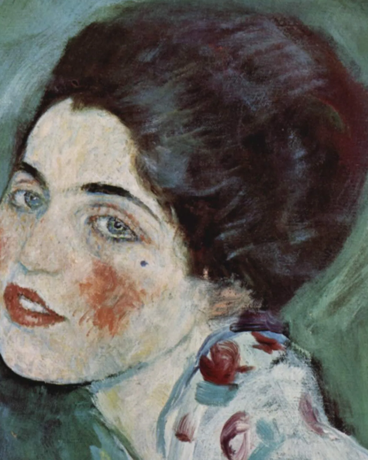 Detail 2 of Portrait of a Lady by Gustav Klimt, 1916–1917