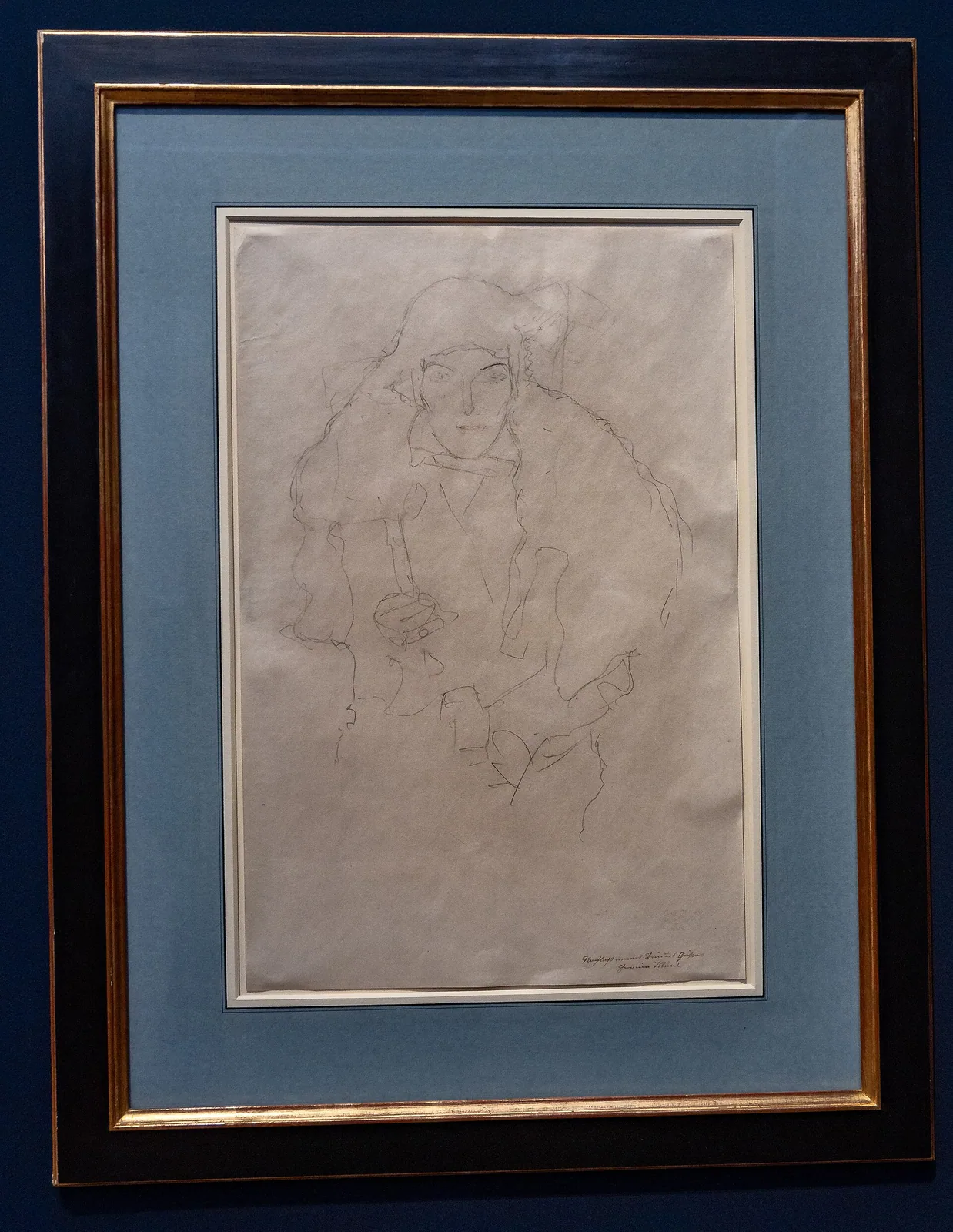 Portrait of a Woman (Study) by Gustav Klimt