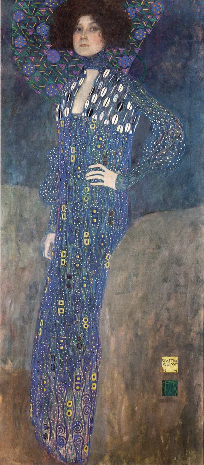 Portrait of Emilie Flöge by Gustav Klimt, 1902