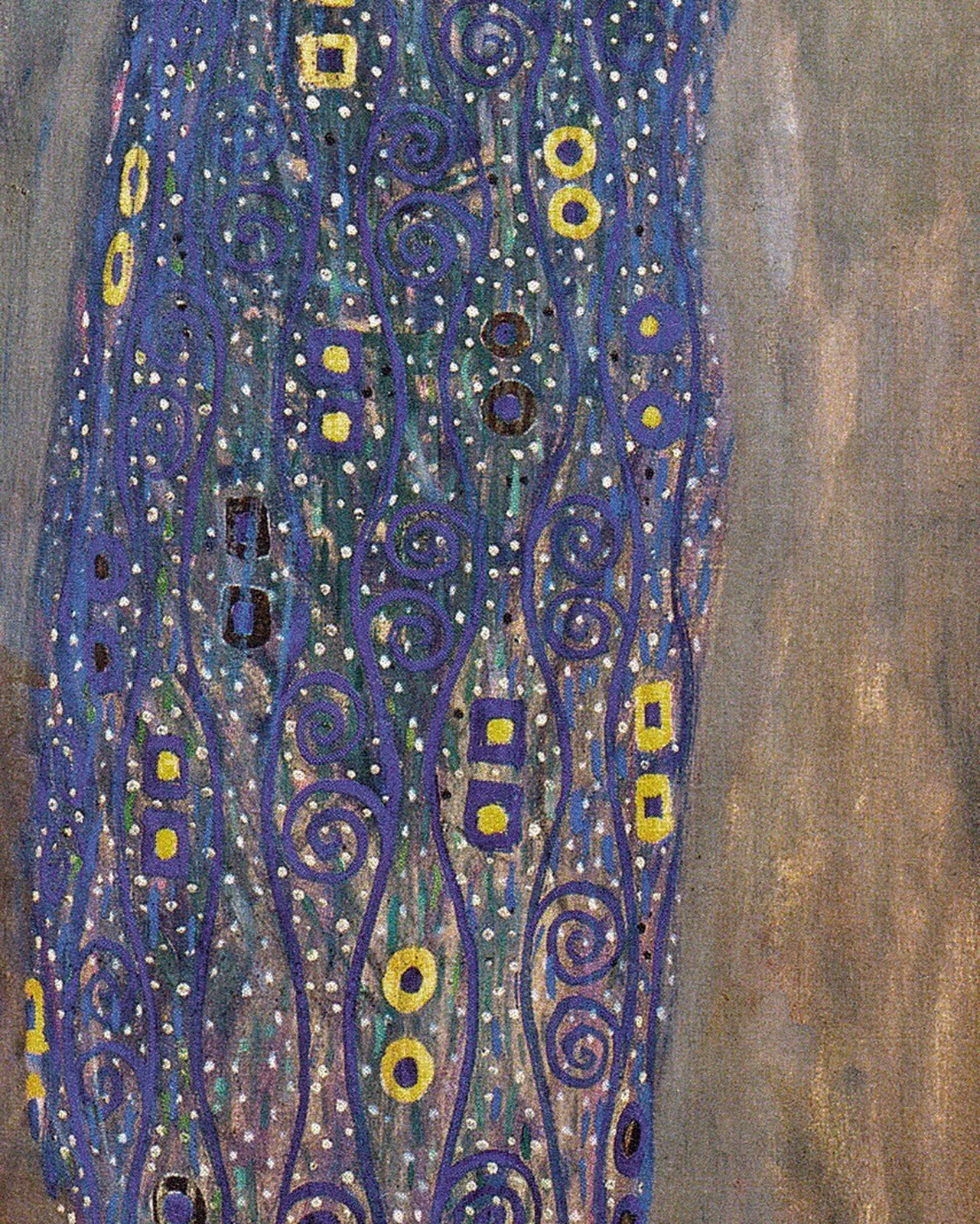 Detail 2 of Portrait of Emilie Flöge by Gustav Klimt, 1902
