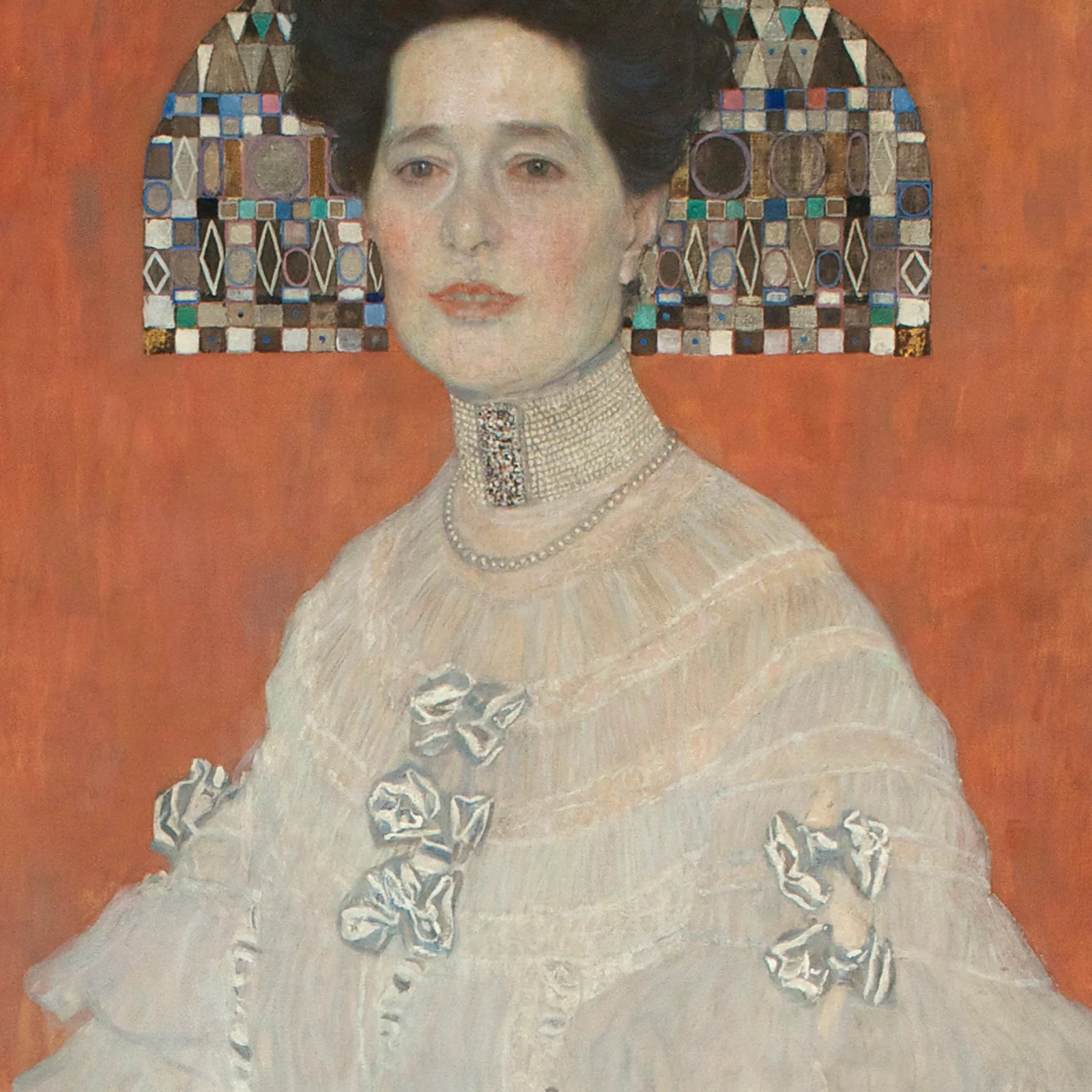 Detail 2 of Portrait of Fritza Riedler by Gustav Klimt, 1906