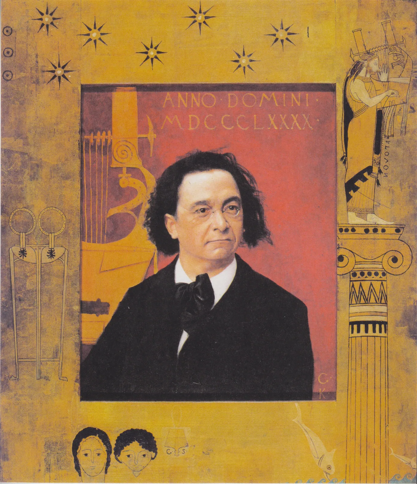 Portrait of Joseph Pembauer by Gustav Klimt, 1890