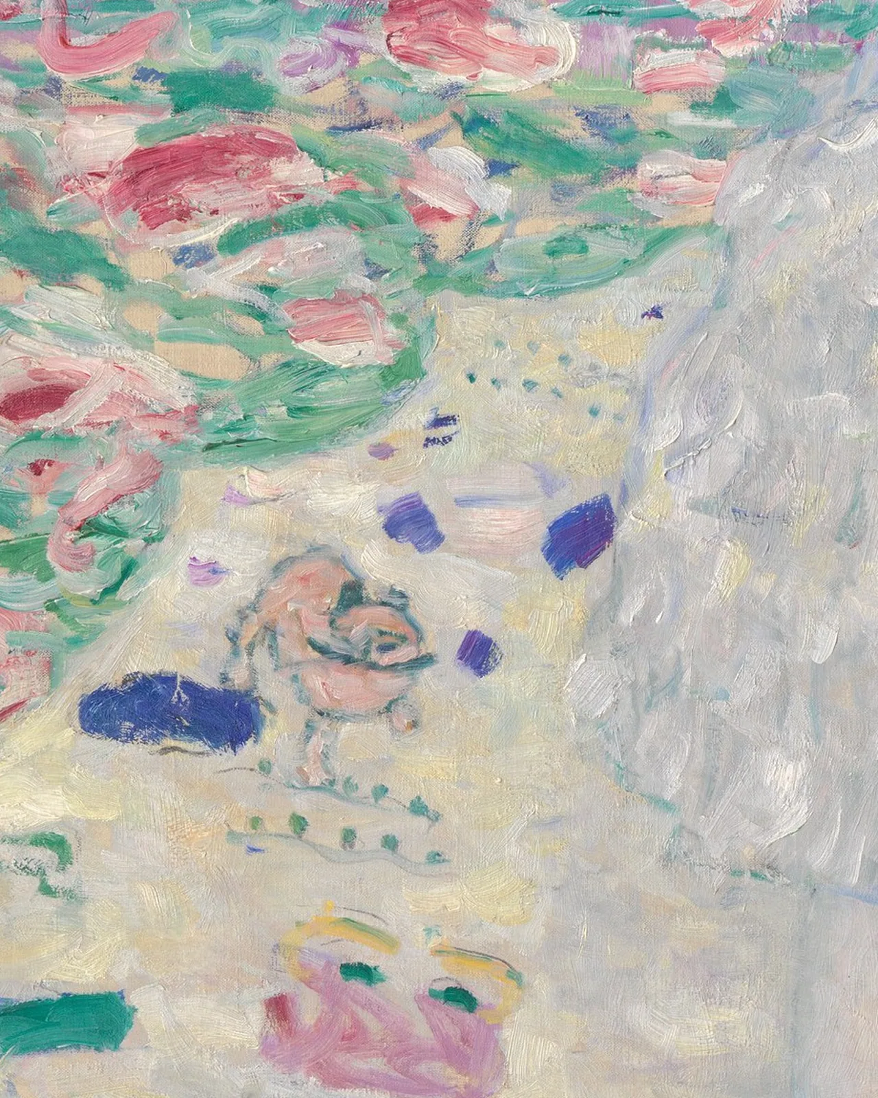 Detail 2 of Portrait of Mäda Primavesi by Gustav Klimt, 1912–1913