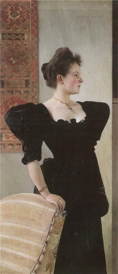 Portrait of Marie Breunig by Gustav Klimt, 1894