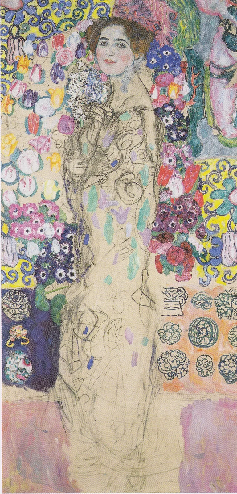 Portrait of Ria Munk III by Gustav Klimt, 1917–1918