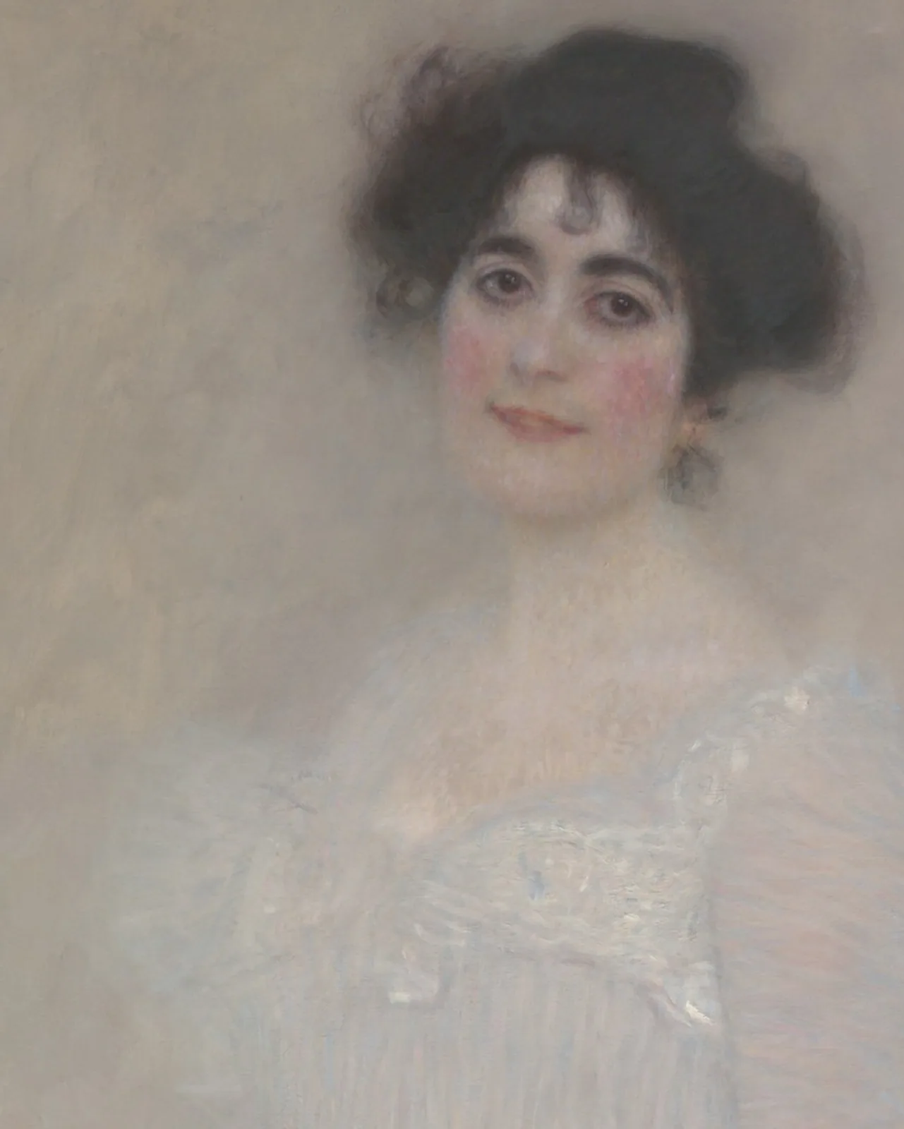 Detail 1 of Portrait of Serena Pulitzer Lederer by Gustav Klimt, 1899
